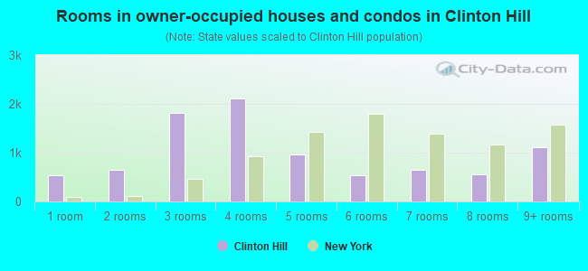 Rooms in owner-occupied houses and condos in Clinton Hill