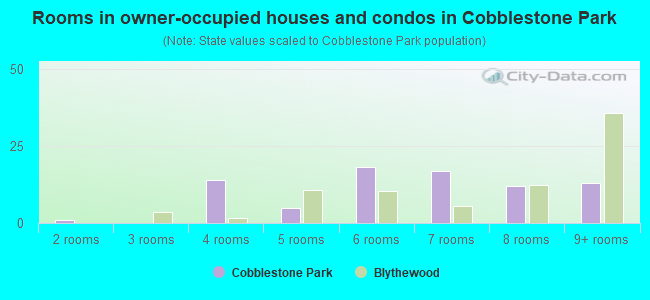 Rooms in owner-occupied houses and condos in Cobblestone Park