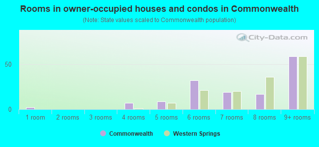 Rooms in owner-occupied houses and condos in Commonwealth