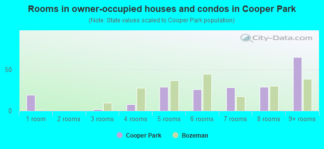 Rooms in owner-occupied houses and condos in Cooper Park