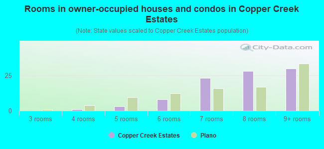 Rooms in owner-occupied houses and condos in Copper Creek Estates