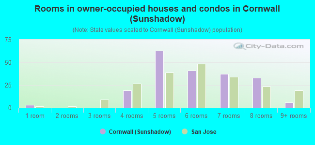 Rooms in owner-occupied houses and condos in Cornwall (Sunshadow)