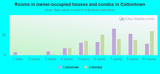 Rooms in owner-occupied houses and condos in Cottontown