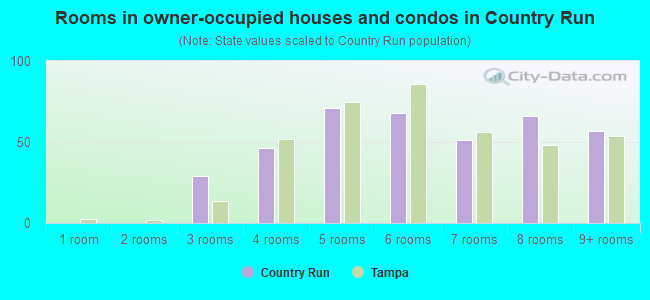 Rooms in owner-occupied houses and condos in Country Run
