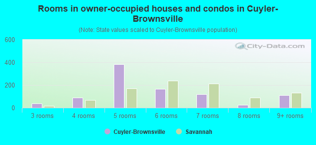 Rooms in owner-occupied houses and condos in Cuyler-Brownsville