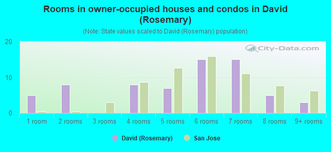 Rooms in owner-occupied houses and condos in David (Rosemary)
