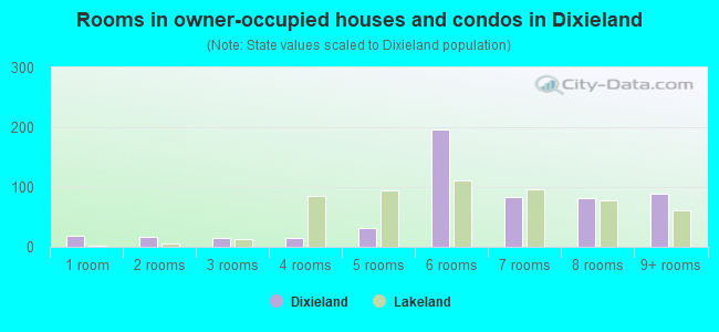 Rooms in owner-occupied houses and condos in Dixieland