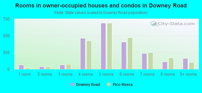 Rooms in owner-occupied houses and condos in Downey Road