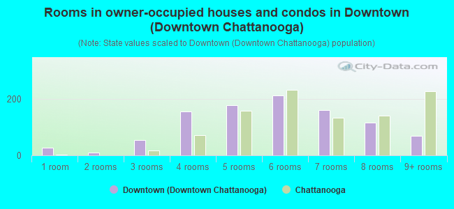 Rooms in owner-occupied houses and condos in Downtown (Downtown Chattanooga)