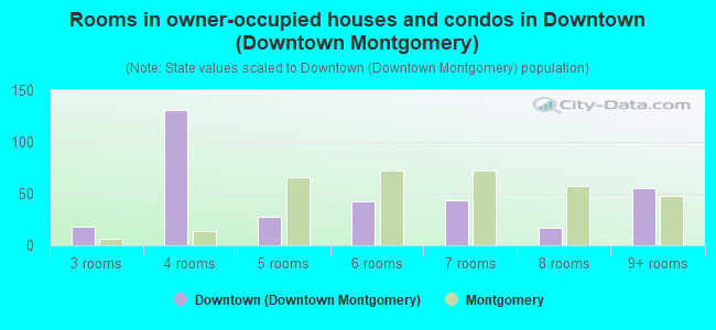 Rooms in owner-occupied houses and condos in Downtown (Downtown Montgomery)