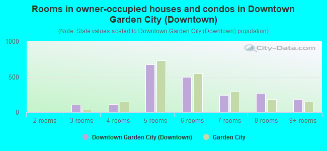 Rooms in owner-occupied houses and condos in Downtown Garden City (Downtown)