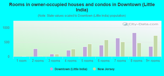 Rooms in owner-occupied houses and condos in Downtown (Little India)