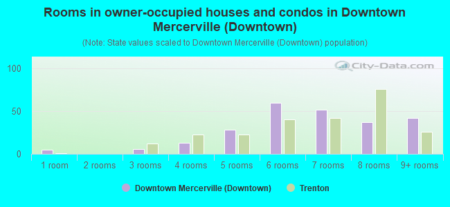 Rooms in owner-occupied houses and condos in Downtown Mercerville (Downtown)