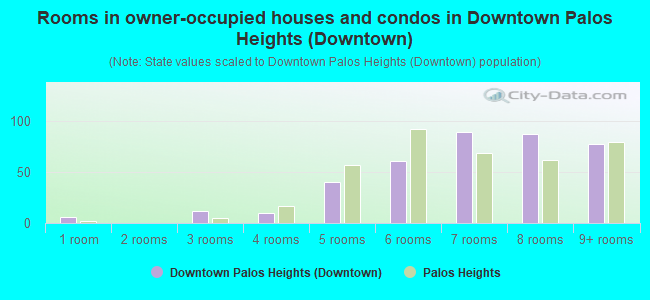 Rooms in owner-occupied houses and condos in Downtown Palos Heights (Downtown)