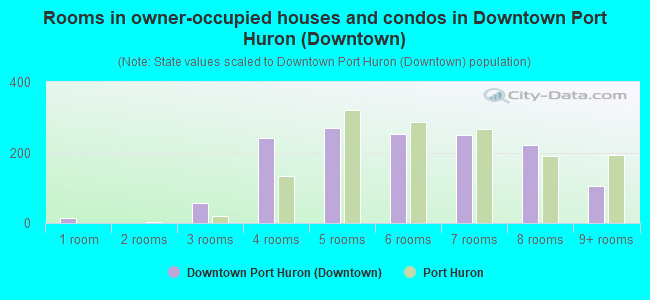 Rooms in owner-occupied houses and condos in Downtown Port Huron (Downtown)