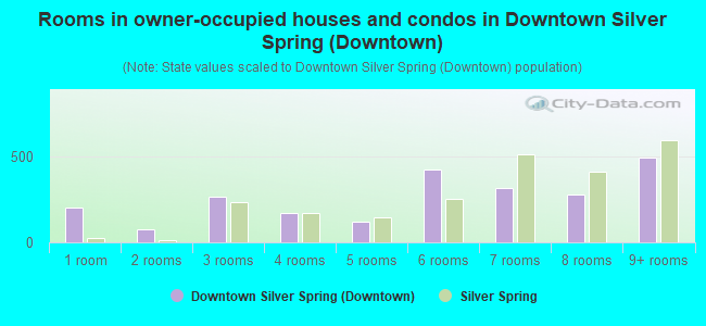 Rooms in owner-occupied houses and condos in Downtown Silver Spring (Downtown)