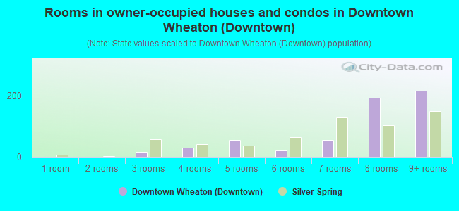 Rooms in owner-occupied houses and condos in Downtown Wheaton (Downtown)