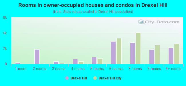 Rooms in owner-occupied houses and condos in Drexel Hill