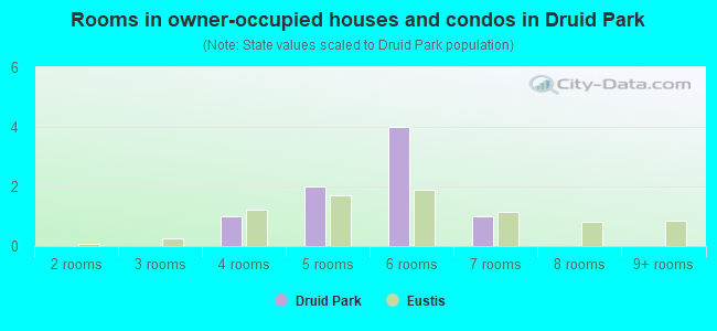 Rooms in owner-occupied houses and condos in Druid Park