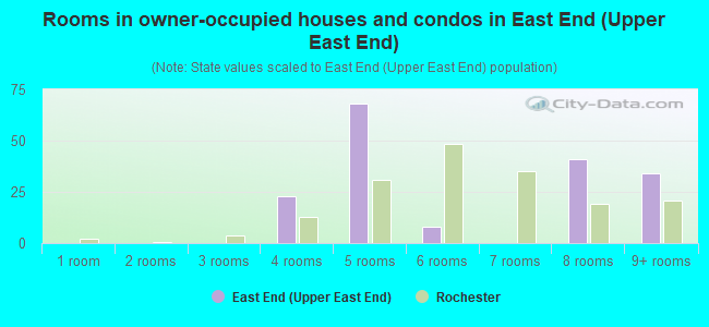 Rooms in owner-occupied houses and condos in East End (Upper East End)