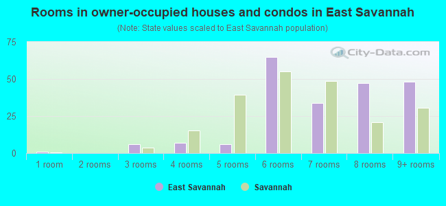 Rooms in owner-occupied houses and condos in East Savannah