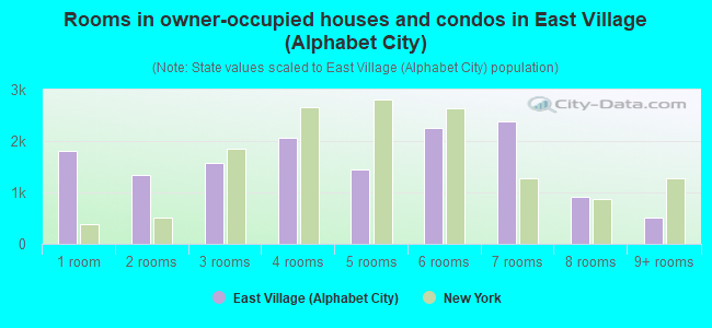 Rooms in owner-occupied houses and condos in East Village (Alphabet City)