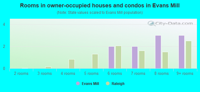 Rooms in owner-occupied houses and condos in Evans Mill