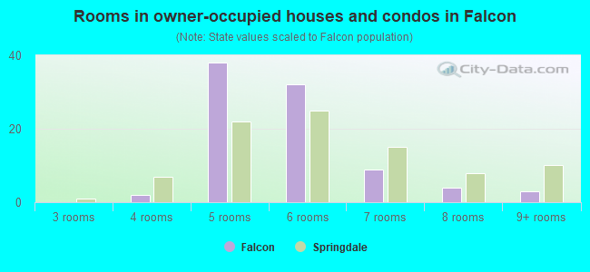Rooms in owner-occupied houses and condos in Falcon