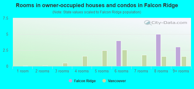 Rooms in owner-occupied houses and condos in Falcon Ridge