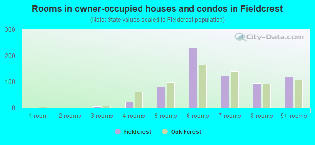 Rooms in owner-occupied houses and condos in Fieldcrest