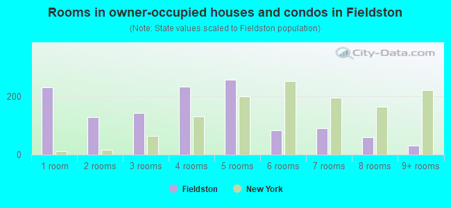 Rooms in owner-occupied houses and condos in Fieldston