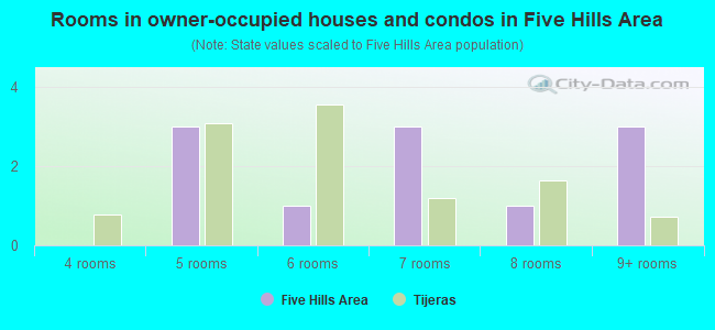 Rooms in owner-occupied houses and condos in Five Hills Area