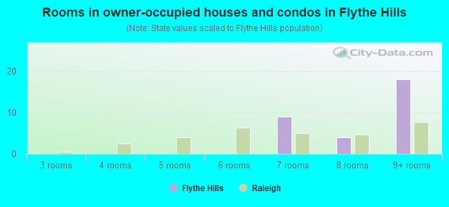 Rooms in owner-occupied houses and condos in Flythe Hills