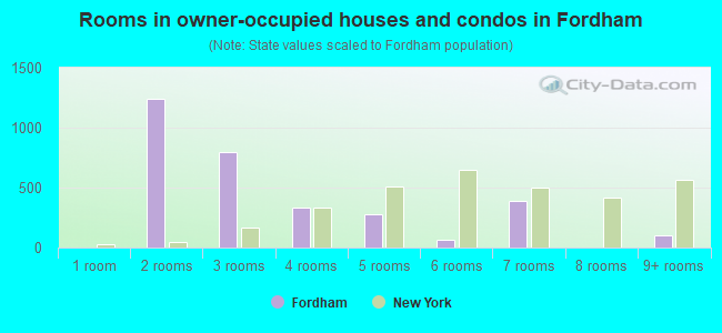 Rooms in owner-occupied houses and condos in Fordham