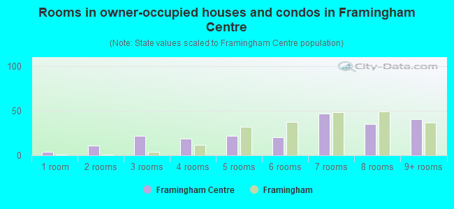 Rooms in owner-occupied houses and condos in Framingham Centre
