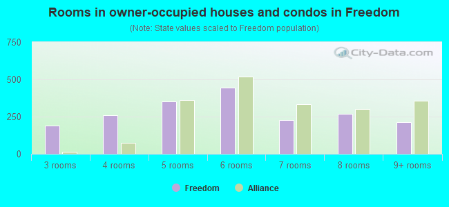 Rooms in owner-occupied houses and condos in Freedom