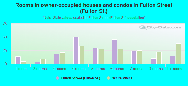 Rooms in owner-occupied houses and condos in Fulton Street (Fulton St.)