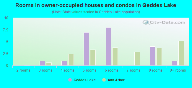 Rooms in owner-occupied houses and condos in Geddes Lake