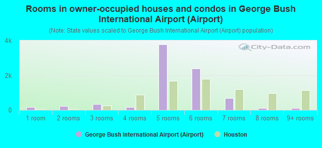 Rooms in owner-occupied houses and condos in George Bush International Airport (Airport)