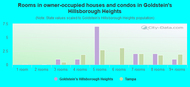 Rooms in owner-occupied houses and condos in Goldstein's Hillsborough Heights