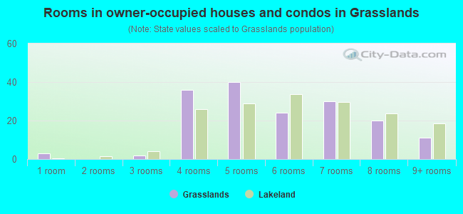 Rooms in owner-occupied houses and condos in Grasslands