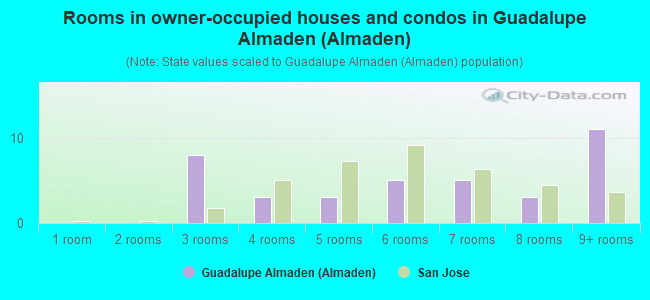 Rooms in owner-occupied houses and condos in Guadalupe Almaden (Almaden)