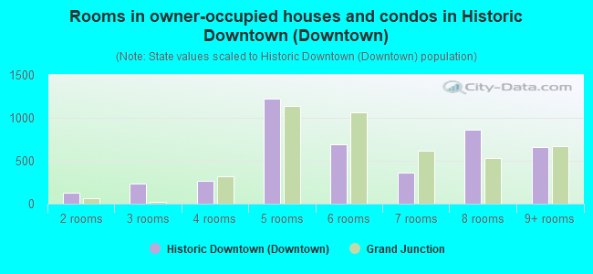 Rooms in owner-occupied houses and condos in Historic Downtown (Downtown)
