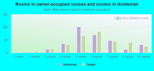 Rooms in owner-occupied houses and condos in Holdeman