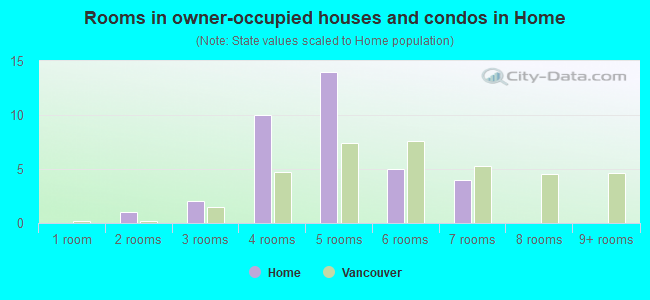 Rooms in owner-occupied houses and condos in Home