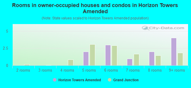 Rooms in owner-occupied houses and condos in Horizon Towers Amended