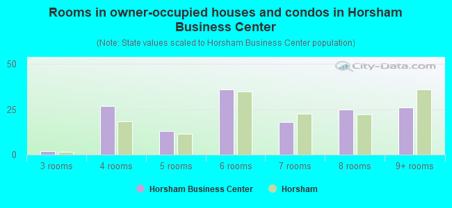 Rooms in owner-occupied houses and condos in Horsham Business Center