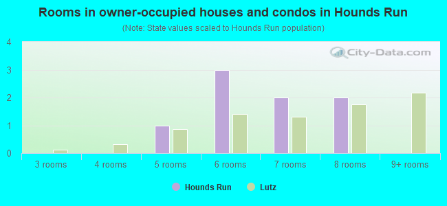 Rooms in owner-occupied houses and condos in Hounds Run