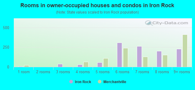 Rooms in owner-occupied houses and condos in Iron Rock