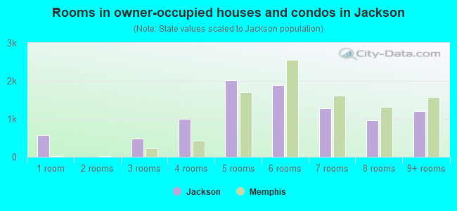 Rooms in owner-occupied houses and condos in Jackson